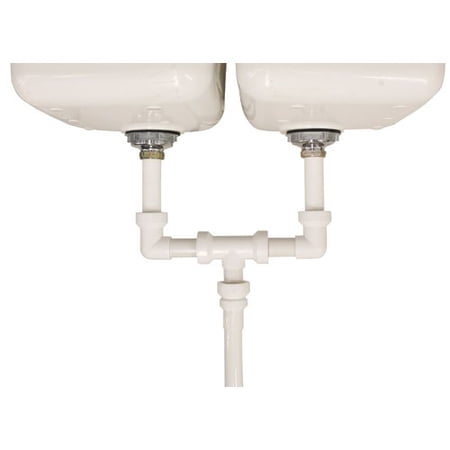 UPC 046224052258 product image for Keeney Manufacturing Company Insta-Plumb  Double Bowl Sink 16  Center Outlet Was | upcitemdb.com