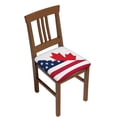 thumbnail image 2 of Lsque USA Canada Flag Printed Square Couch Cushion Covers, Floral Sofa Cushion Covers Replacement, Stretch Couch Covers for Couch-16.9in, 2 of 9