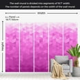 thumbnail image 4 of Tiptophomedecor Abstract Wallpaper Wall Mural - Pink Pixel, 4 of 7