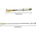 thumbnail image 2 of Back Scratcher Extendable 2 in 1 Magnetic Therapy Roller Ball Resin Tooth Backslap Hand Massager (Magnetic Ball White), 2 of 7