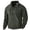 Army Green, variant on Stralyhd Corduroy Jackets for Men Button Front Long Sleeve Lightweight Shacket Relaxed Fit Fall Outwear Black 2XL
