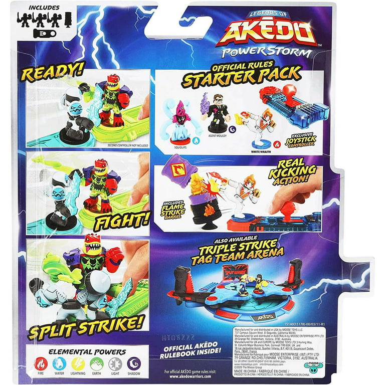 Legends of Akedo Powerstorm  Pack 2 Mini Battling Action Figures and –