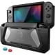 thumbnail image 1 of Funda para Nintendo Switch con cubierta rígida de goma resistente TPU + 2 tapas para los pulgares + 1 protector de pantalla de cristal H9, 1 of 7
