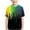 Green, variant on Odeerbi 4-16Y Kids Boys Tie-dye Print Cotton T-Shirt Fashion Children's Colorful Digital Printing Shirts Summer Loose Short Sleeve Tops Green