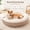 Brown, variant on 36 Inch Large Donut Dog Bed for Big Dogs - Calming Round Pet Bed with Removable Cover, Washable Plush Faux Fur, Fits Pets up to 80 lbs, Charcoal