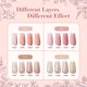 thumbnail image 3 of Set de esmaltes de uñas AZUREBEAUTY Nude Skin Glitter 10 ml (x4), 3 of 9