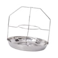 thumbnail image 4 of Luzkey Plateau de Cuisson Panier de Rangement, Panier de Rangement de Grille, Accessoires de Grillade, Cuisson Extérieure, Plateau de Barbecue Portable en Acier Inoxydable, 4 of 8