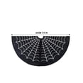 thumbnail image 3 of White Spiderweb Halloween Tree Skirt Decoration, Spooky Web Tree Apron, Festive Base Cover for Indoor Party, Creepy Atmosphere Tree Mat, 3 of 4