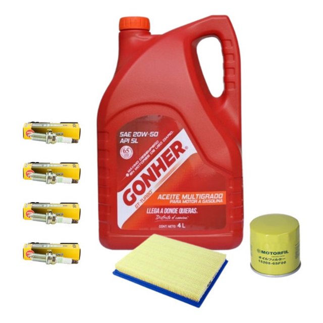 Kit Afinacion Bujias Platino Frontier 2005-2020 4.0l Gonher