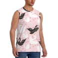 thumbnail image 2 of Balery Swan And Flowers2 Camisetas sin mangas para hombre, absorbe la humedad y protege contra el mal olor.-3X-Large, 2 of 7