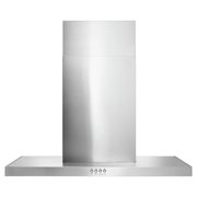 Whirlpool 30-Inch Wall-Mount Chimney Range Hood (400 CFM, LED Lighting, Stainless Steel)