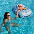 thumbnail image 5 of Baby Pool Float with 3D Car Design Heavy Duty 0.35mm PVC Baby Swim Float, Toddler Pool Float Swimming Floats Seat Boat Pool Toys with Steering Wheel for 12-18, 12-24 Months, Age 2-3, 1-5 year kids, 5 of 7