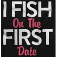 thumbnail image 2 of Fishing Girls Cute Flirty First Date Women's Graphic T Shirt Tees Brisco Brands S, 2 of 5
