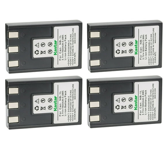 Kastar 4-Pack Battery Replacement for Canon PowerShot S400, PowerShot S410, PowerShot S500, IXY Digital 200, IXY Digital 200a, IXY Digital 300, IXY Digital 300a, IXY Digital 320, IXY Digital 400