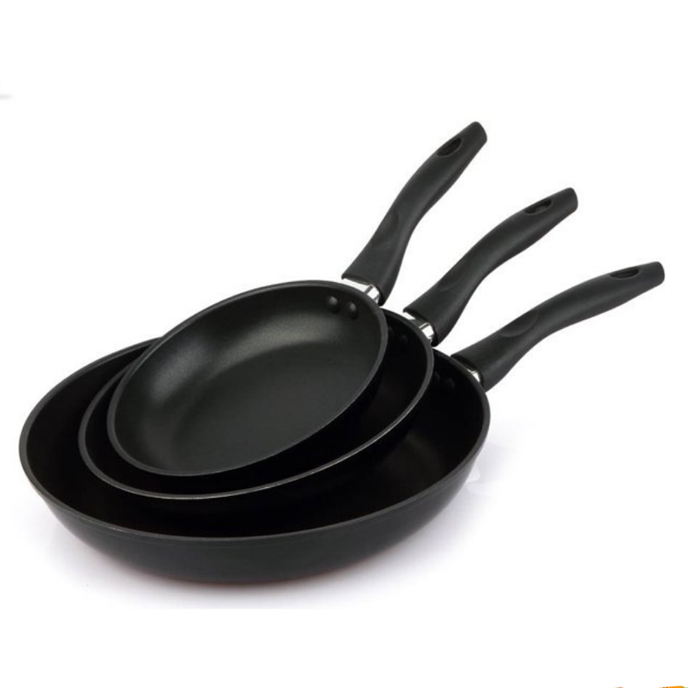 Frying Pan Set with Lid Nonstick Skillet Set Induction Compatible 3