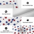 thumbnail image 6 of 4th of July Outdoor Rug for Patio/Deck/Porch, Non-Slip Large Area Rug 3 x 5 Ft, Blue Red Star Patriotic Geometric Indoor Outdoor Rugs Washable Area Rugs, Reversible Camping Rug Carpet Runner, 6 of 8