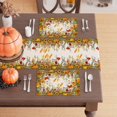 thumbnail image 2 of WANGQI Fall Color Wild Flowers Pumpkin Table Runner Table Decoration for Kitchen Dining Dinner Autumn Home Decor, 2 of 5
