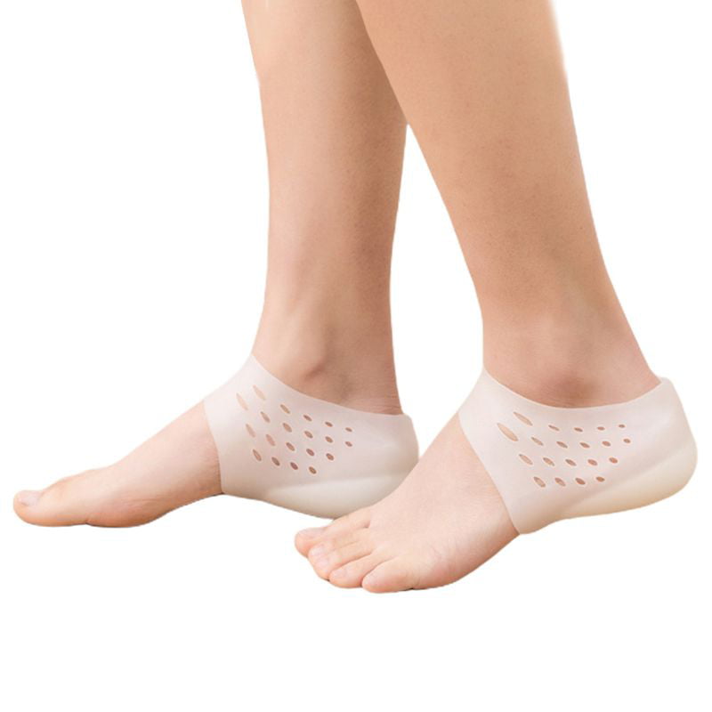 Heightened Mat Heel Pad Lift Taller Sock Liner Invisible Height Increase Insole 