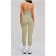 thumbnail image 2 of AEXTO Workout Sets for Women Cross Back Padded Tank Tops Matching Leggings Yoga Outfits, 2 of 6
