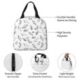 thumbnail image 3 of KLL Sea Turtle Print Insulated Lunch Bag Women, Reusable Cute Tote Lunch Box for Adult & Men, Leakproof Cooler Lunch Bags for Work Office Travel Picnic, 3 of 5