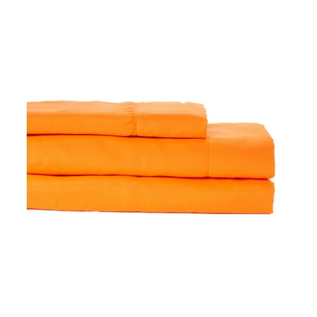 Premier Colorful Collection Soft Super Bright Microfiber Sheets 4 Premier Colorful Collection Soft Super Bright Microfiber Sheets 4 Piece Set 8 Hot Colors Queen Orange