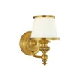 thumbnail image 2 of Hudson Valley Lighting 2001FB Milton 1 Light Bathroom Vanity,Flemish Brass, 2 of 2