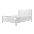 thumbnail image 4 of Pemberly Row Full Size Bed with Panel Headboard in White Solid Wood Finish, 4 of 10