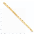 thumbnail image 2 of 10k Yellow Gold 6.0mm Nugget Chain Bracelet, 2 of 6