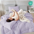 thumbnail image 6 of 7-Piece Queen Dark Grey Comforter Set, Complete All Season Bedding with Comforter, Sheets, Pillowcases & Shams, 6 of 10