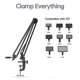 thumbnail image 5 of RIEVBCAU flexible microscope arm stand, adjustable metal mount, compatible with, 5 of 5