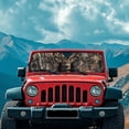 thumbnail image 4 of FUIALDOLG Car Windshield Sunshade Hunting Buck Deer, Blocks Sun Visor Protector Foldable Sun Shield Keep Your Vehicle Cool, Fits Windshields of Car Off-road Vehicle, 4 of 7