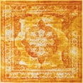 thumbnail image 1 of Unique Loom 3141499 6 x 6 ft. Salle Garnier Sofia Square Rug, Orange, 1 of 2