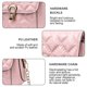 thumbnail image 3 of Adecuado para que las mujeres vayan a trabajar para tener citas. Bolso de hombro de gran capacidad, bolso cruzado de PU, 3 of 5