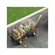thumbnail image 3 of 900 lbs garden cart featuring adjustable handles y removable mesh sides para conversion to flatbed - ideal para para lawn, farm, y yard use, 3 of 4