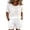 White(Womens Sets), variant on GUACER Two Piece Sets for Women Lightweight Cotton Linen Short Sleeve Top and Shorts Set Summer Casual Outfit
