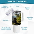 thumbnail image 4 of Cat Sky Forest and Grass 40 oz Tumbler with Handle Insulated&nbsp;Travel Mug&nbsp;Lid Straw Leak Proof Steel Vacuum Water Bottles Glasses Fits in Car Cup Holder, 4 of 7