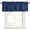 Navy Blue, variant on Kitchen Curtain Valances for Windows,Modern Solid Color Navy Blue Rod Pocket Small Valance Short Window Treatment for Bedroom Bathroom Living Room,42"x12"