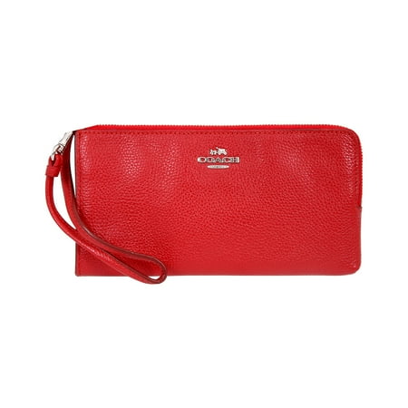coach wristlet wallet red Coach - Coach Polished Pebble Leather Zip Wallet Wristlet Red 538992SVDN8 - www.speedy25.com