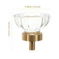 thumbnail image 2 of GARVALON Crystal Door Pulls Transparent Drawer Door Handle Home Decor 1Set, 2 of 4