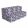 thumbnail image 1 of Flower Foldable Mattress, Funky Floral Pattern Violet, 78.7" x 47.2", Pastel Purple and Multicolor, by Ambesonne, 1 of 6