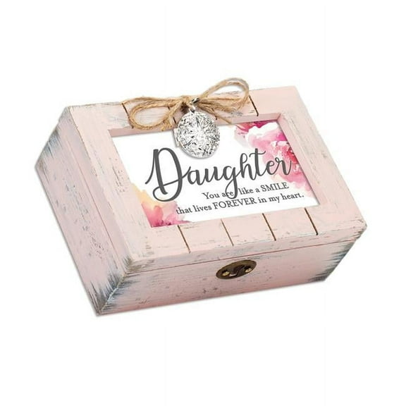 Cottage Garden LP184PK 5 x 3 in. Daughter, You Are Like A Smile Music Box