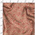 thumbnail image 2 of Soimoi Cotton Cambric Orange Fabric By the Yard - 42 Inch Wide - Abstract Geometric Textile - Modern and Artistic Fusion for Fashion and Home Printed Fabric, 2 of 6