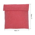 thumbnail image 2 of Unique Bargains Sac à Collation Réutilisable Lavable en Polyester 7'x7', Sac à Sandwich, Fuchsia/gris, Lot de 4, 2 of 7