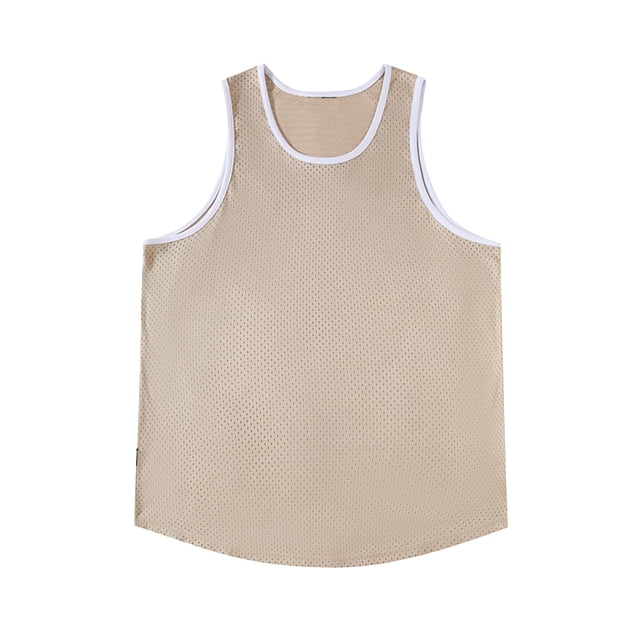 Yuyuzo Débardeur Homme Ajouré T-Shirts de Gym Col Rond Sans Manches