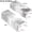 20-65mm+20-80mm, variant on 90°Marking Ruler Drawing Tool Angle Marking Tool Square Tube Bending Scriber