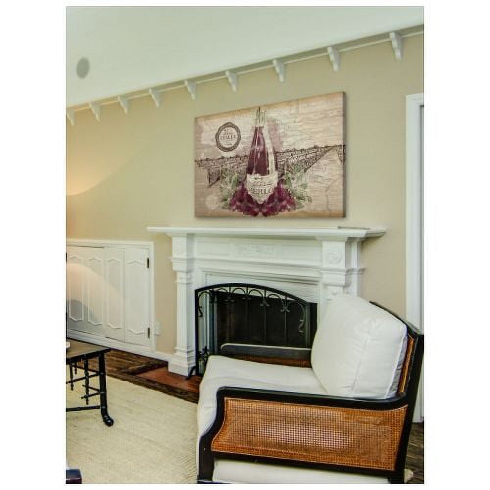 Marmont Hill 'Wine 2' Painting Print on Wrapped Canvas