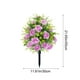 thumbnail image 2 of Arreglo floral de suelo de rosas artificiales y eucalipto con espiga molida | Vegetación sintética multicolor para la decoración del patio del jardín | Material plástico | 21.65x11.81 pulgadas | 1, 2 of 5