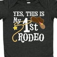 thumbnail image 4 of Inktastic Yes, This is My 1st Rodeo Cowboy Hat and Lasso Boys or Girls Baby Bodysuit, 4 of 5