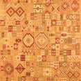 thumbnail image 1 of Ahgly Company Indoor Square Southwestern Orange Country Area Rugs, 3' Square, 1 of 1