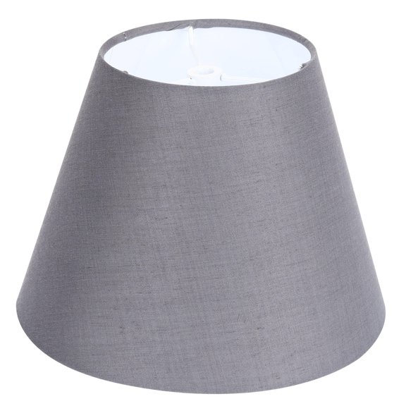 OFFIGAM 1Pack Dark Grey Cloth Metal Square Lampshade for Ceiling Light Cover 23x17cm